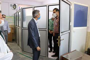بازدید دکتر دانائی رئیس دانشگاه علوم پزشکی استان سمنان از بیمارستان 15 خرداد مهدیشهر99.05.15 